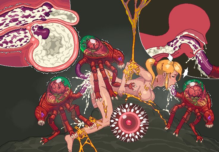 Samus becomes a Brood Mother page 7 full