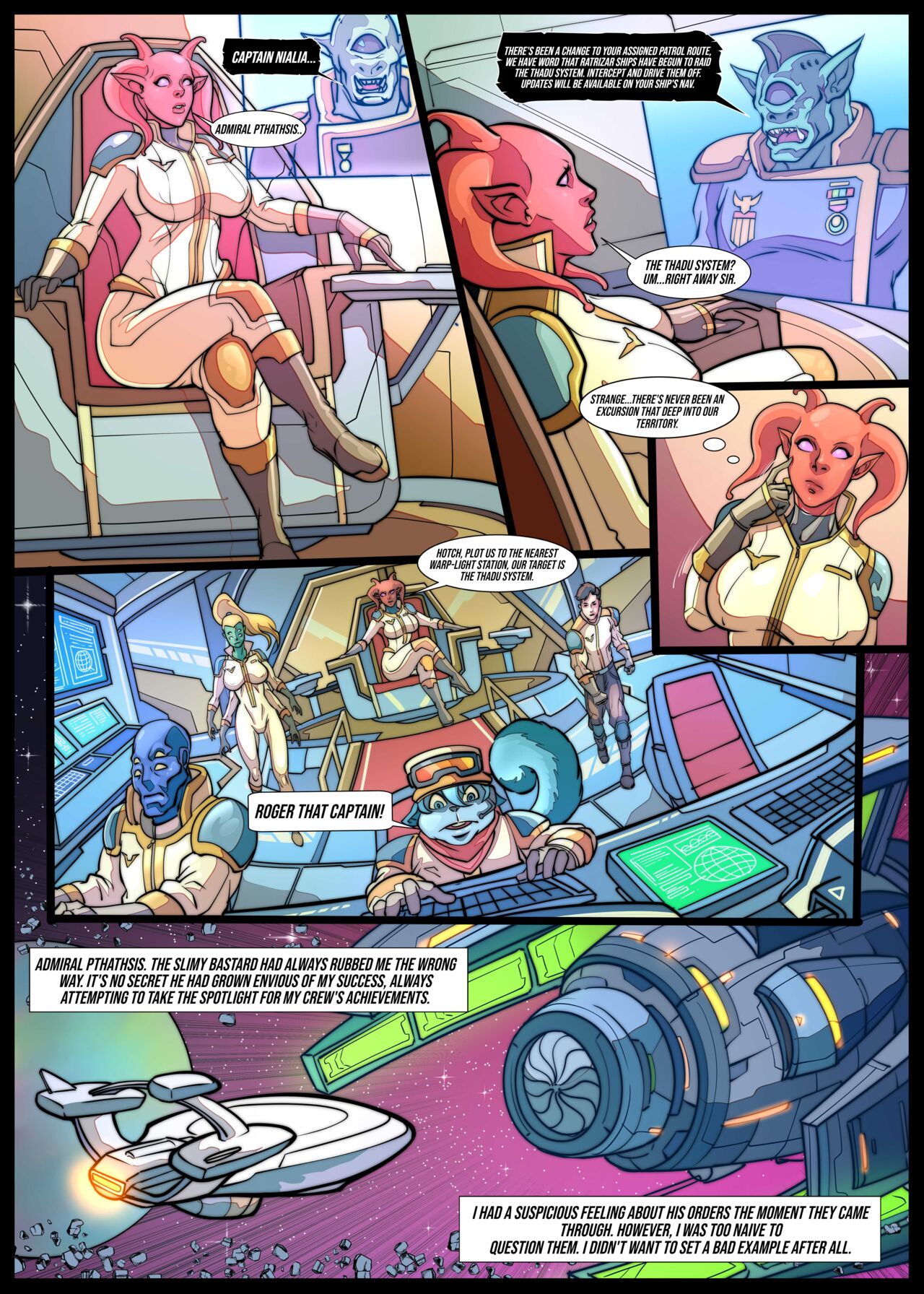 Galaxy of Scum Issue #3: Tales from the harem page 4 full