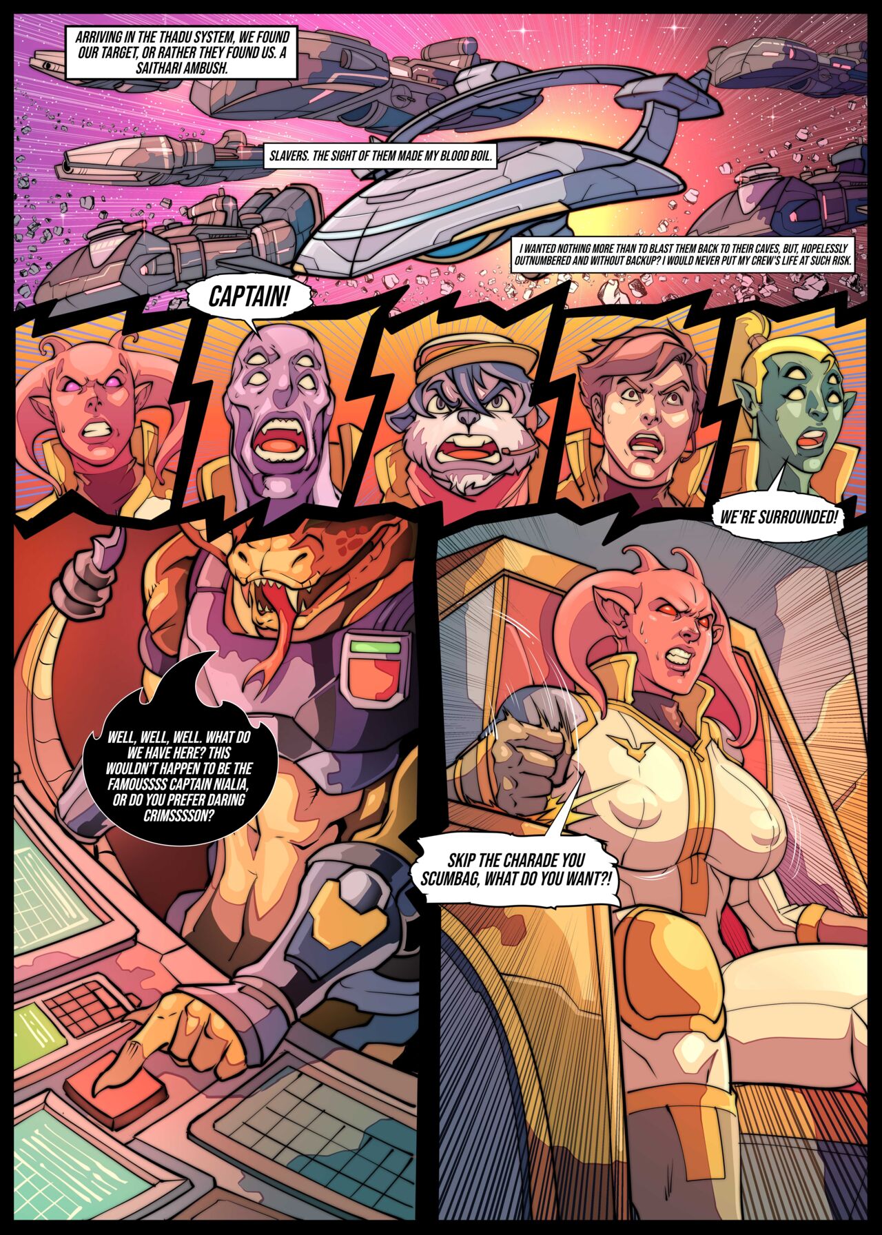 Galaxy of Scum Issue #3: Tales from the harem page 5 full