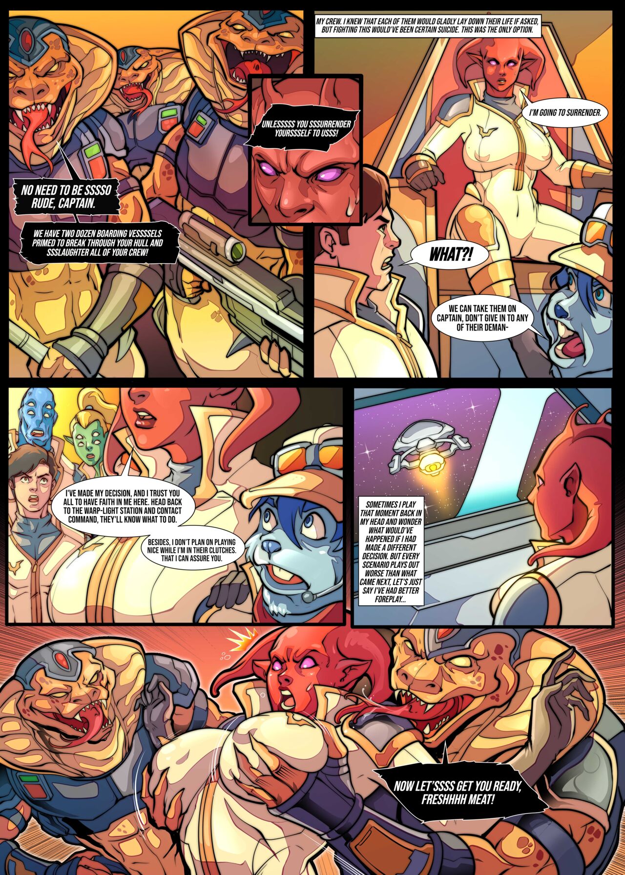 Galaxy of Scum Issue #3: Tales from the harem page 6 full