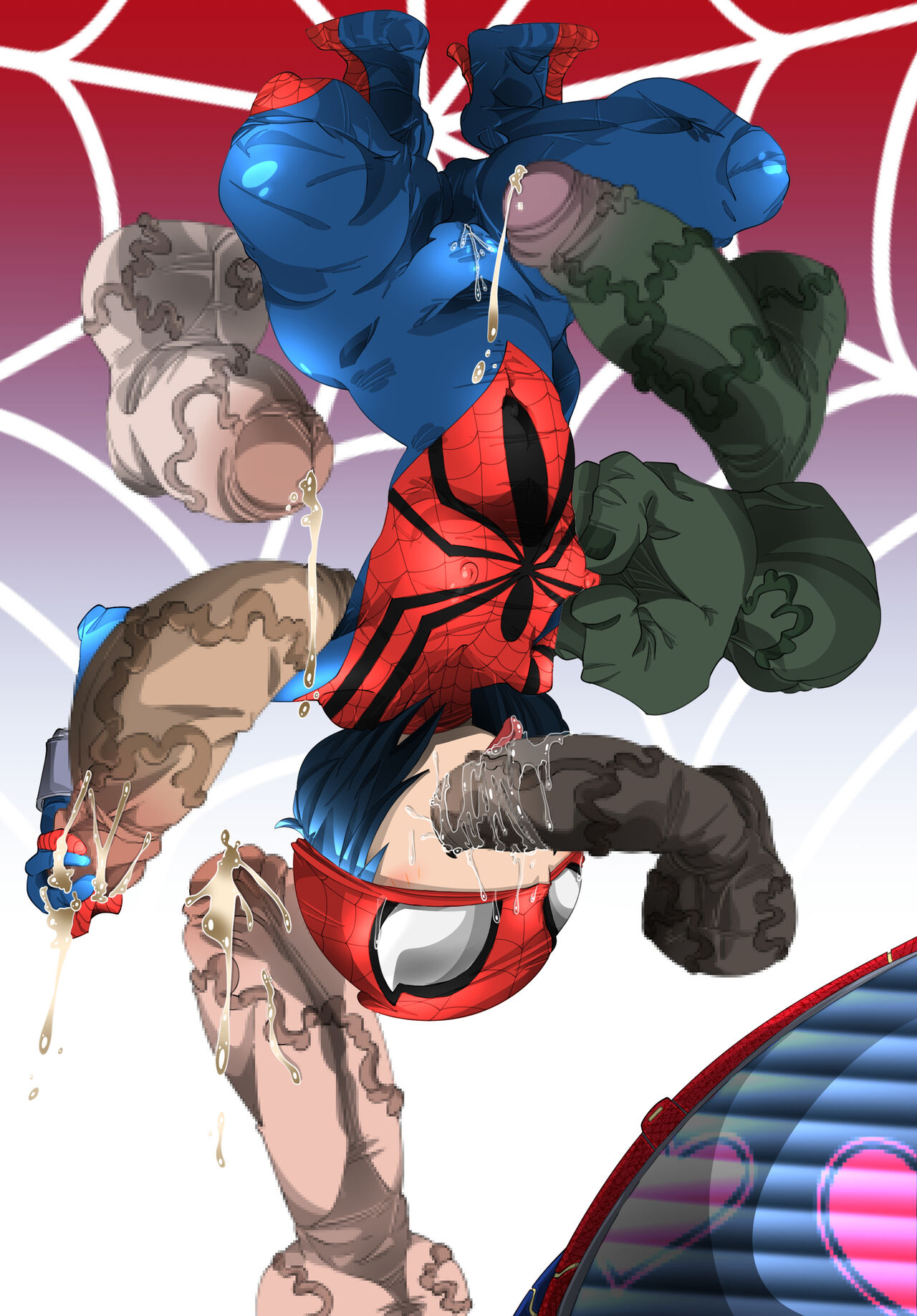 Peni Parker: The Lewdmazing Wall-Crawling Dick Sucker  + 6 Amazing Extra Spidey Suits page 10 full