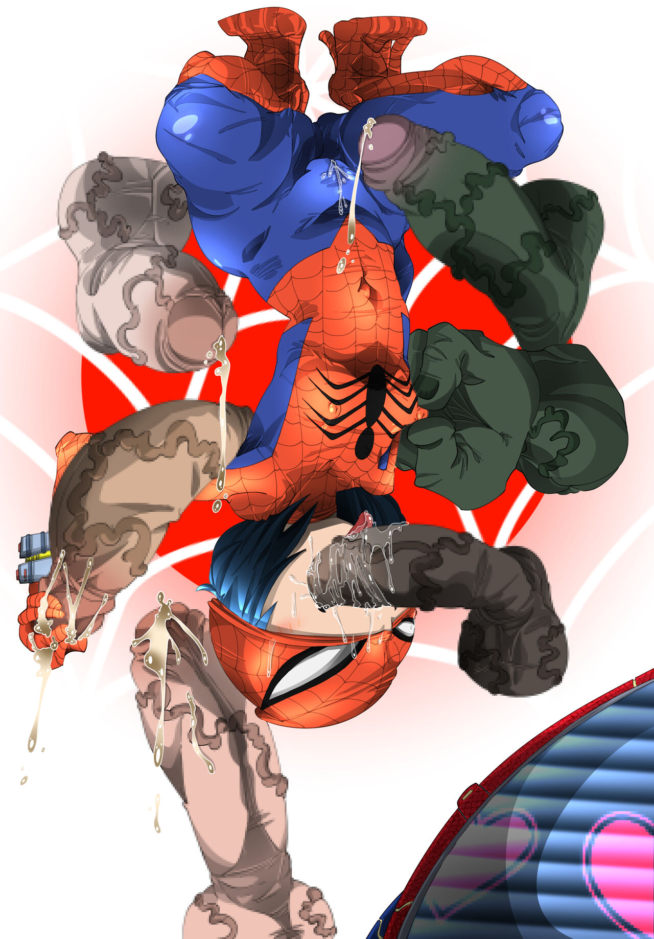 Peni Parker: The Lewdmazing Wall-Crawling Dick Sucker  + 6 Amazing Extra Spidey Suits page 4 full