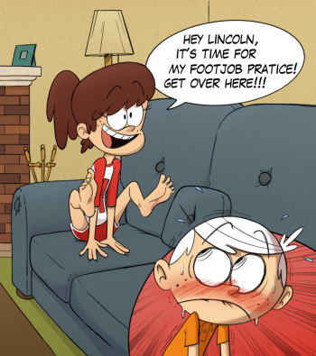 The Loud House - Lynn's Footjob Practice Uncensored cover