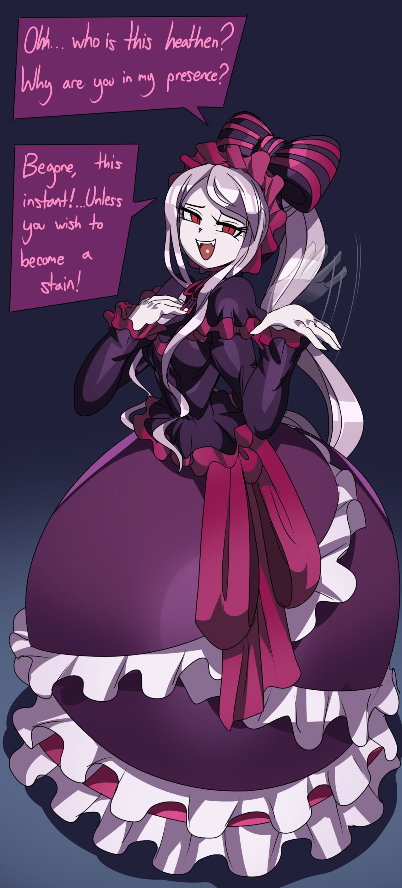 Shalltear Bloodfallen &amp; Albedo instant loss comm page 1 full