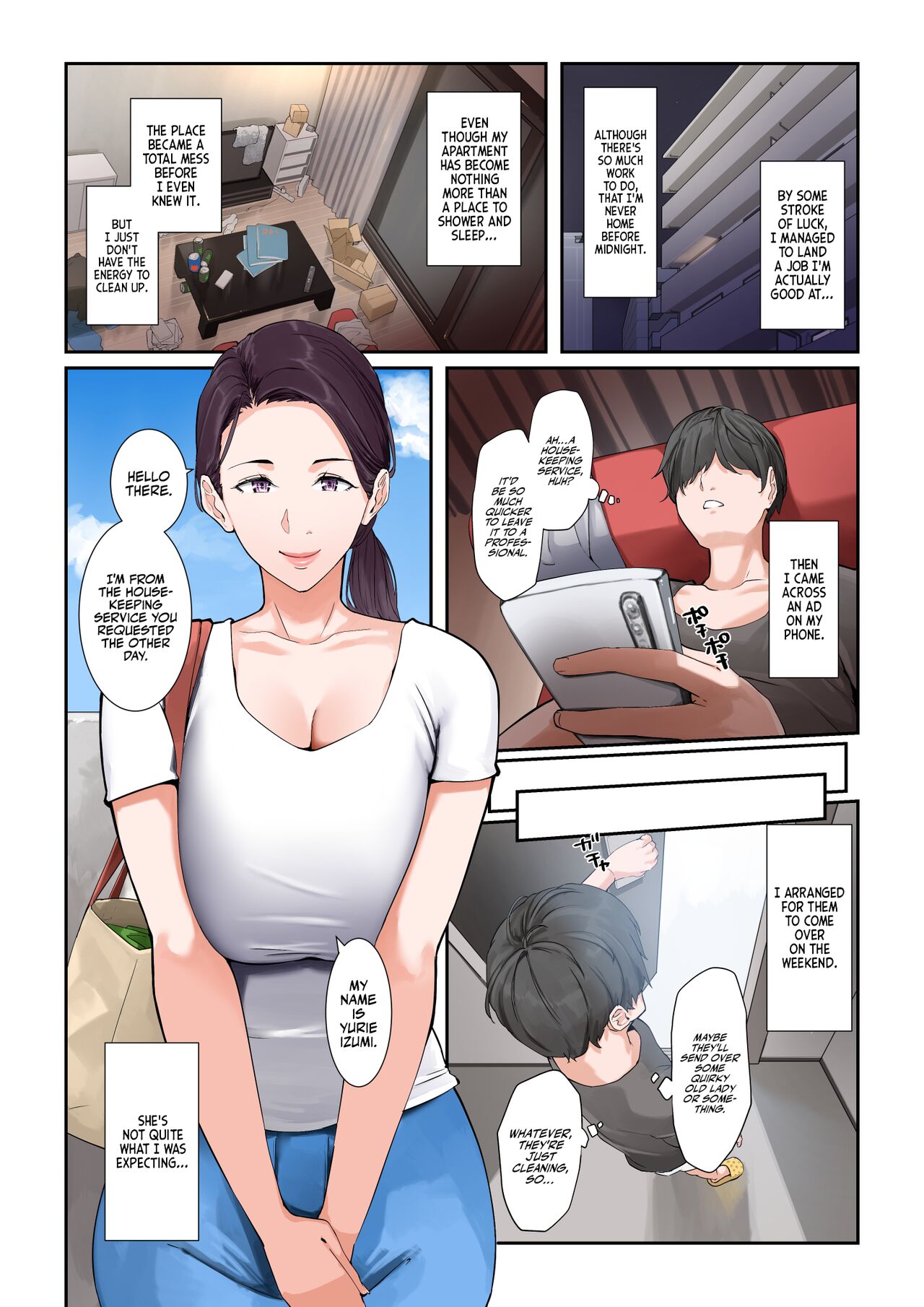 Daitai Nandemo Shite kureru Kaji Daikou no Yurie-san | Yurie-san, The Housekeeper Who Will Do Just About Anything page 4 full