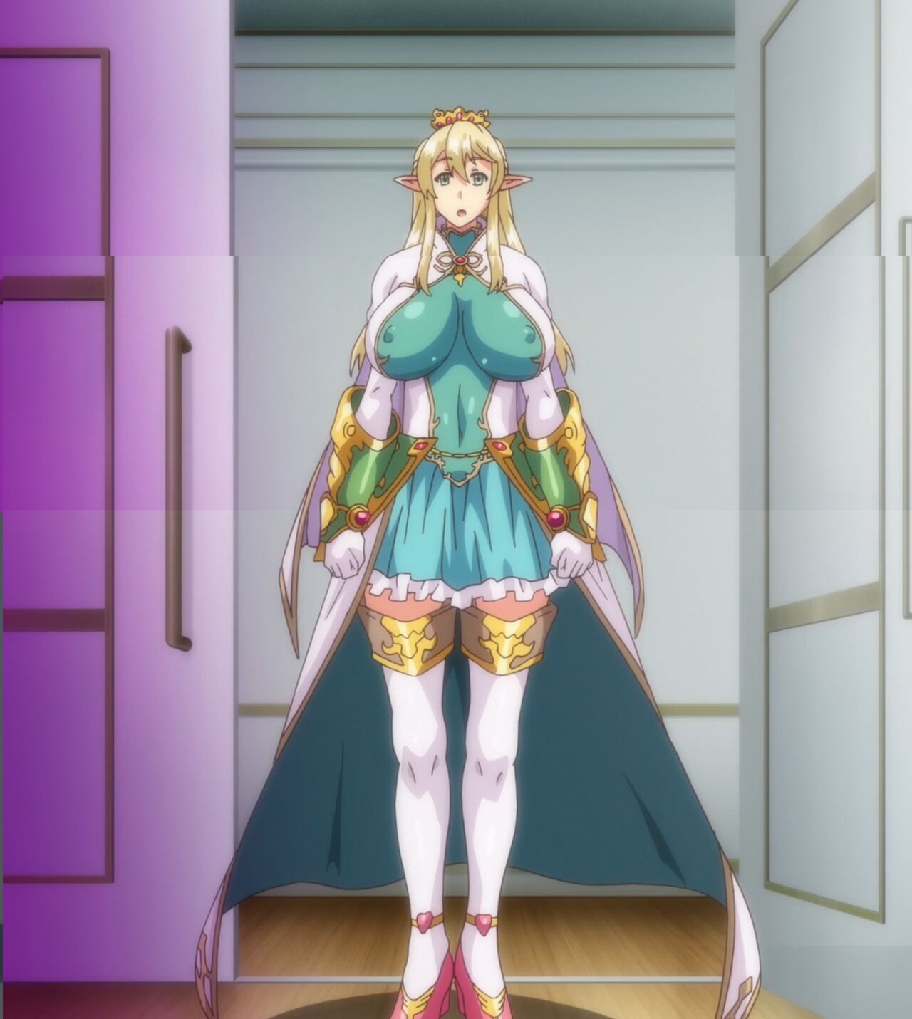 Kyonyuu Elf Oyako Saimin HD screencaps page 7 full
