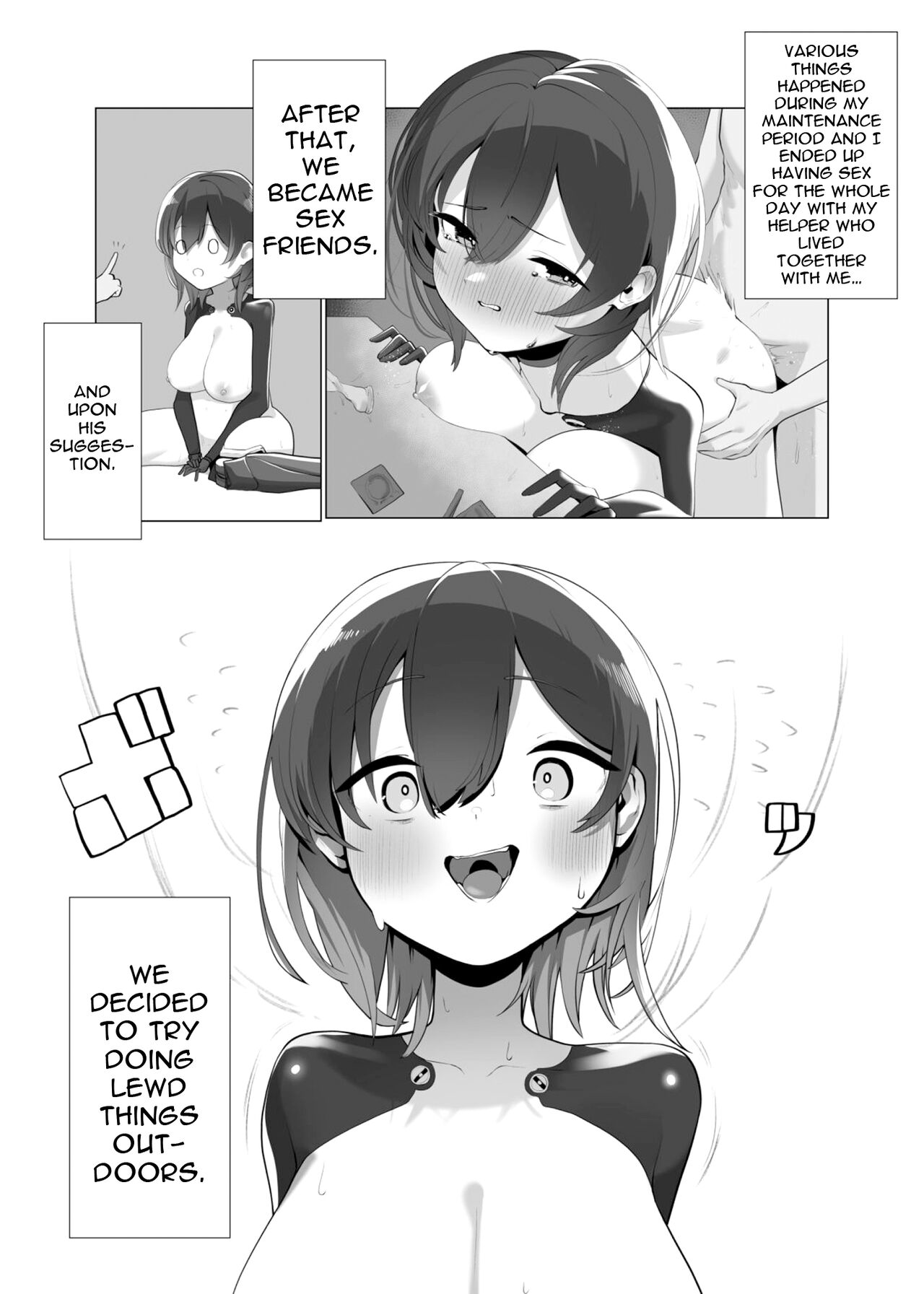 Boku to Roboco to Koushoku Seiya | The Sacred Night Of Lust That I Spent With Roboco page 3 full