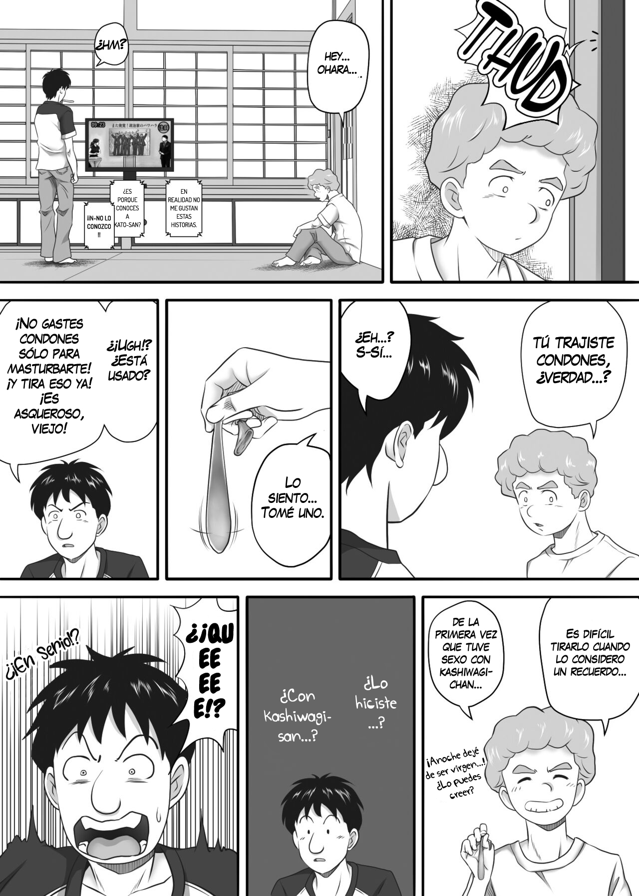 Amarimono 2 -Shojo o Ushinatta Yokujitsu ni Zecchou o Shitta Akogare no Kanojo- | Leftover 2 -La chica de mis sueños descubrió el orgasmo al día siguiente de perder su virginidad- page 6 full