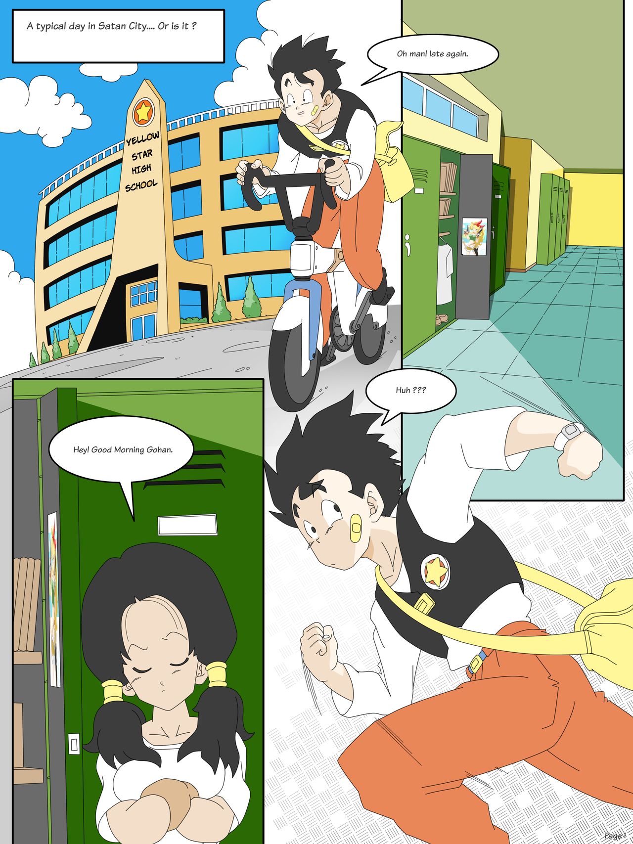 Dragon Ball Yamete: The Gohan and Videl Project page 3 full