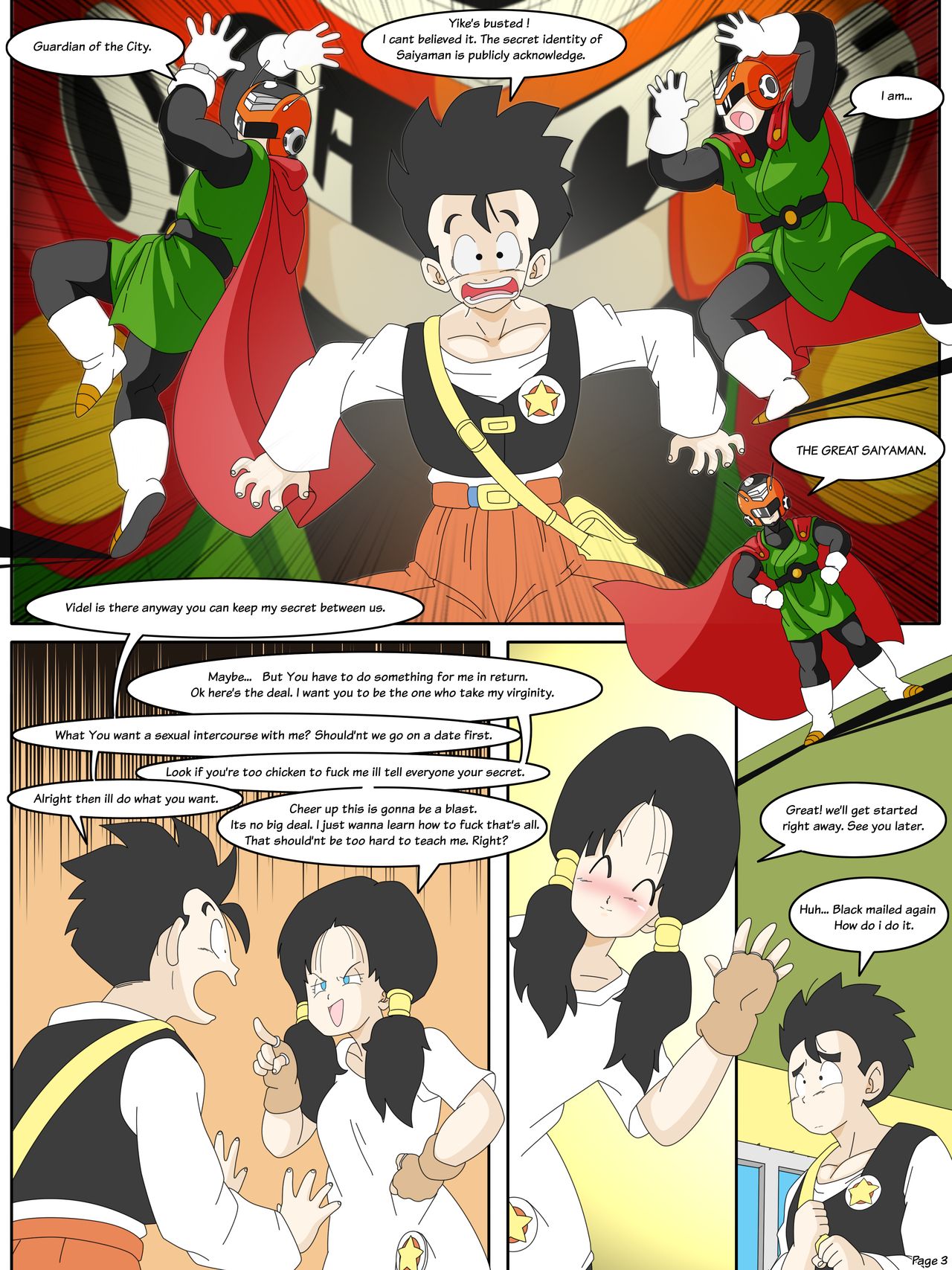 Dragon Ball Yamete: The Gohan and Videl Project page 5 full
