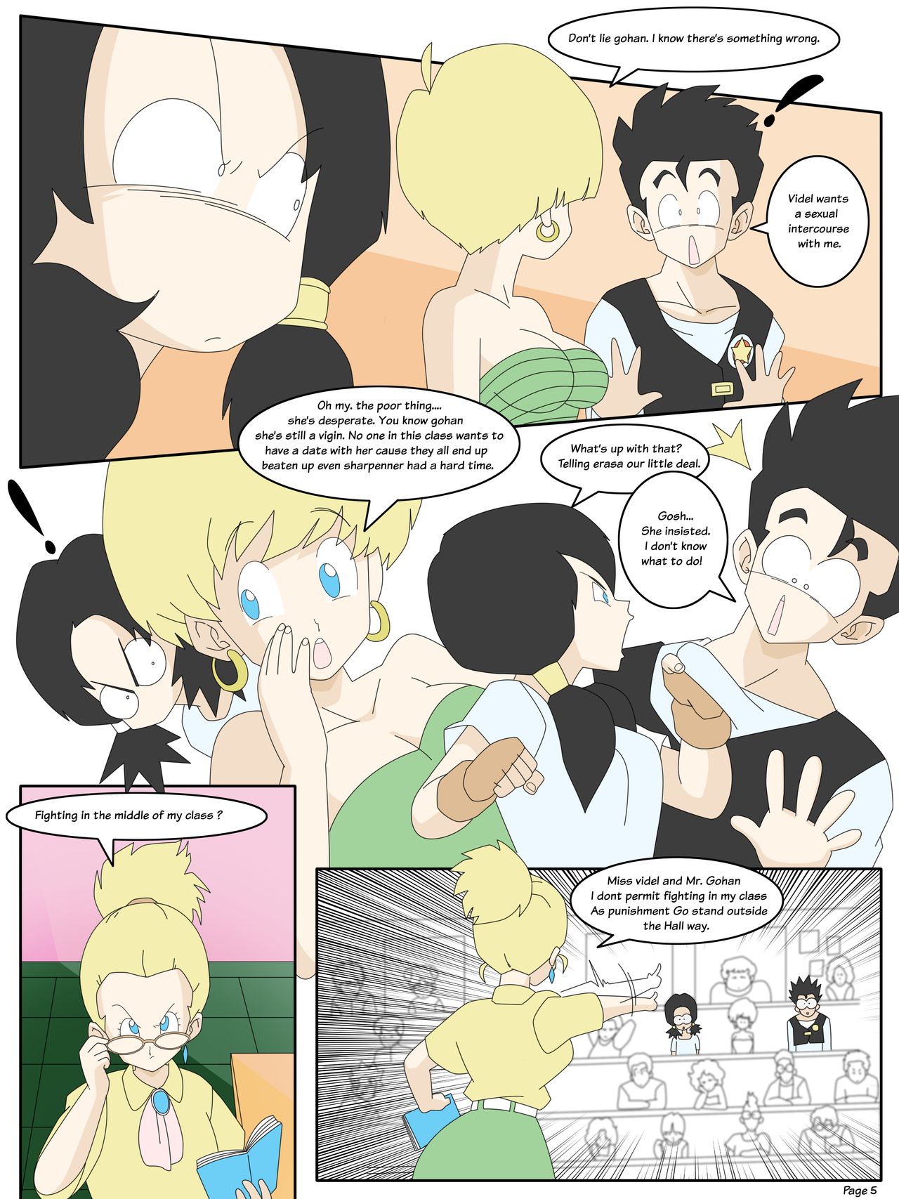 Dragon Ball Yamete: The Gohan and Videl Project page 7 full