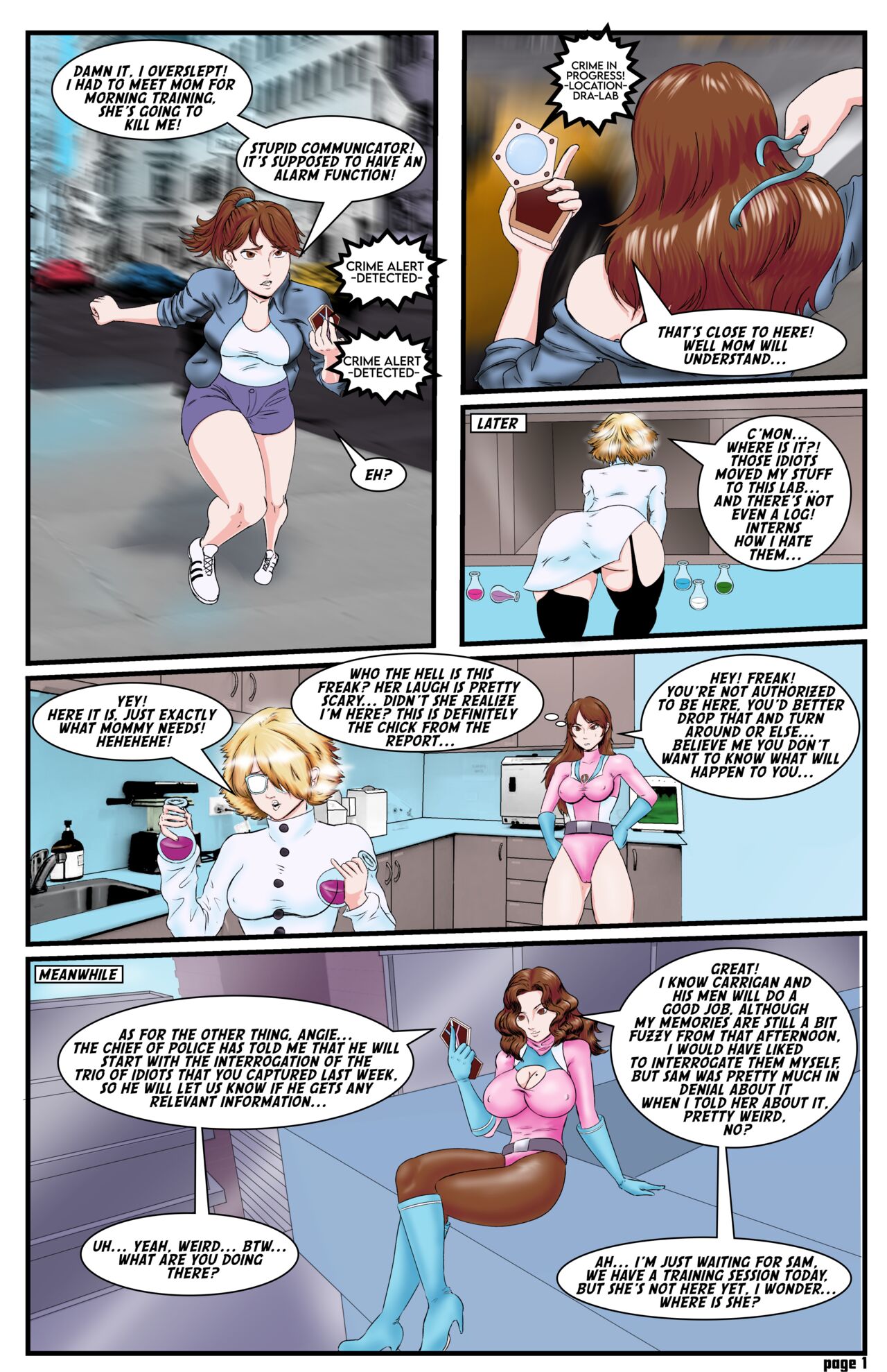 Dyna woman &amp; Dyna girl #2 page 3 full