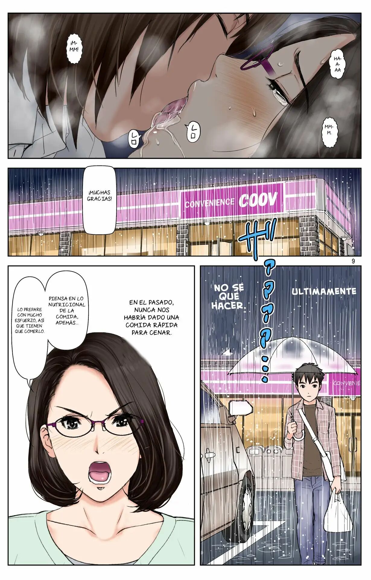 Tomohaha Gangu -Haha ga Aitsu no Omocha ni Ochiru made- ~Hiroki no Bijon~ | Cómo mi madre se convirtio en la esclava sexual de mi amigo 2 ~Vision de Hiroki~ page 9 full