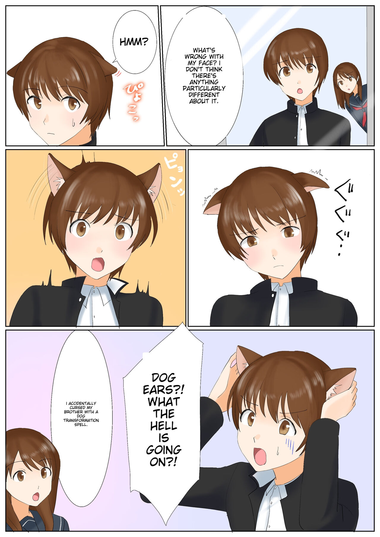 Inu ni Naritakunai nara, Onnanoko ni Naru shika Nai yo ne? Onii-chan ichigoreader page 3 full