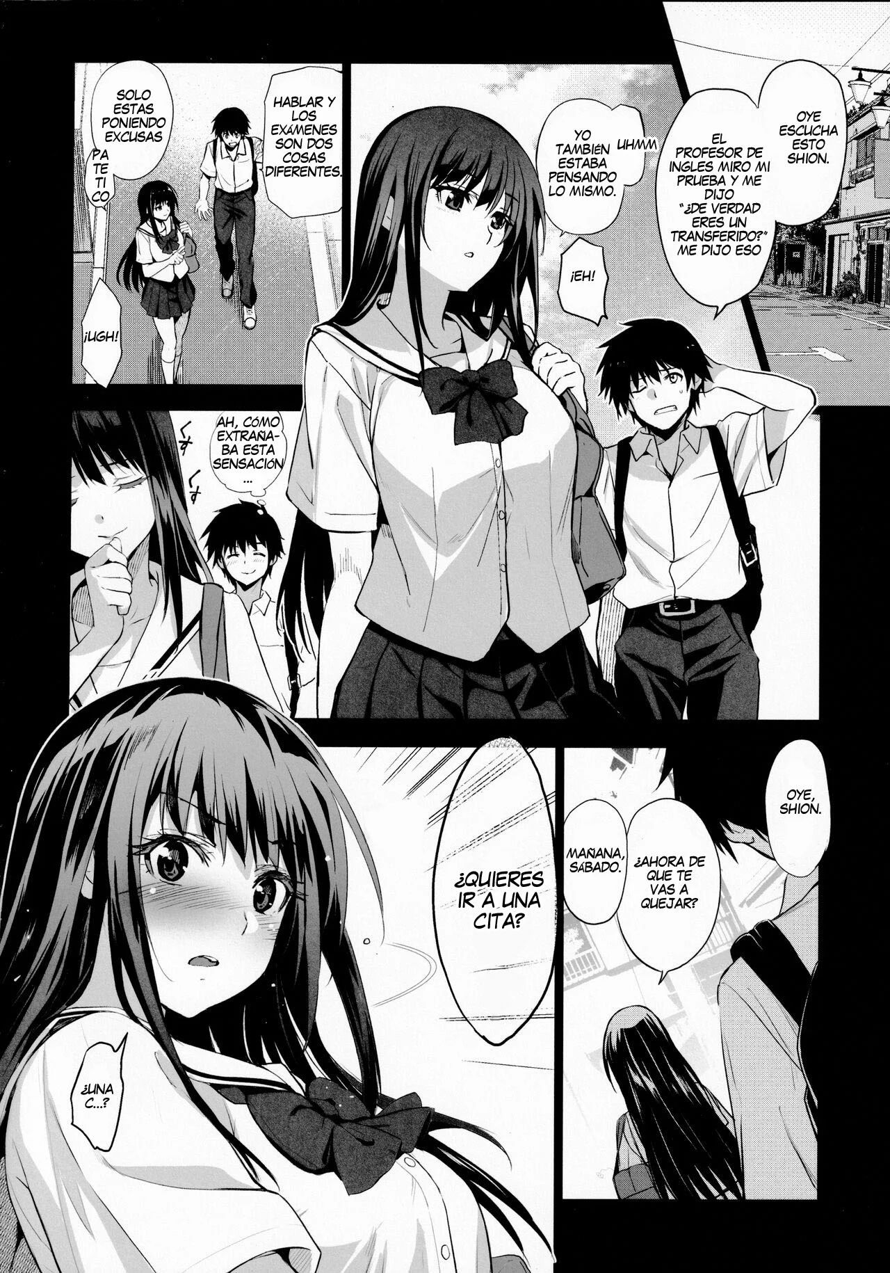 Otonari no Nie Ni  - Chichi ni Enko o Shiirareru Osananajimi page 4 full