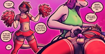 Amon in Monique's Old Cheerleader Outfit cover