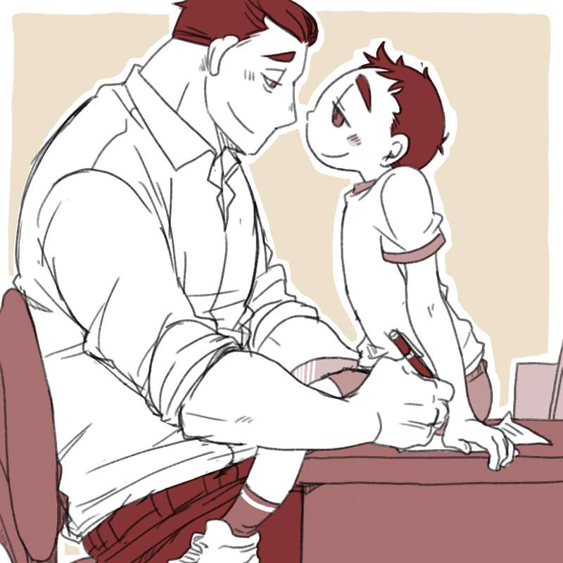 Boy and Teacher page 1 full