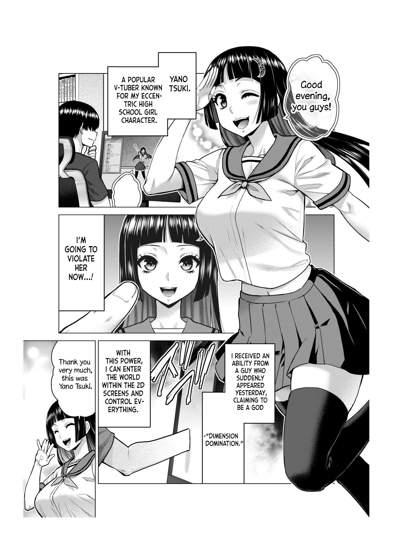 V no Naka no Hito o Saimin Sennou Shihai | The Hypnosis of V-Tubers page 3 full