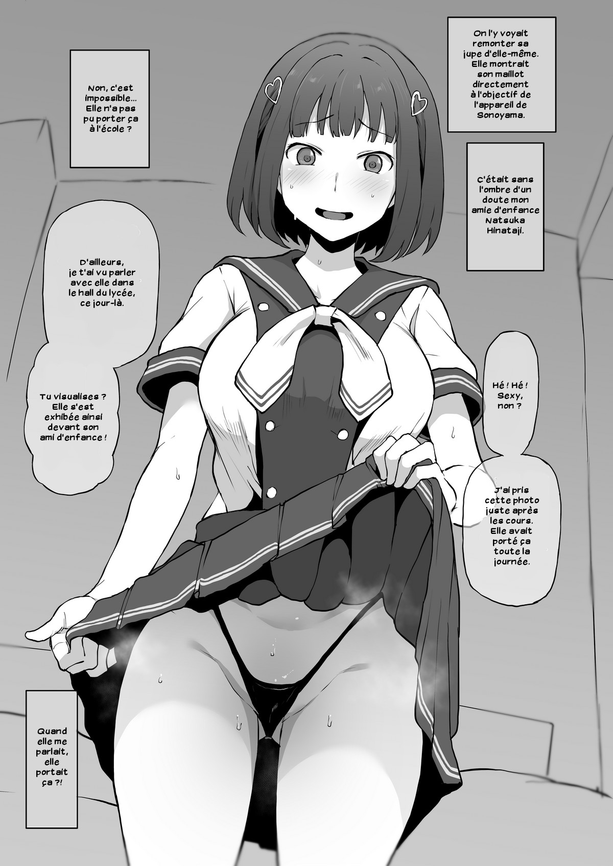 Yarichin kara Imouto to Osananajimi no Honnou Mukidashi na Shashin o Katte Shikoru Hon page 5 full