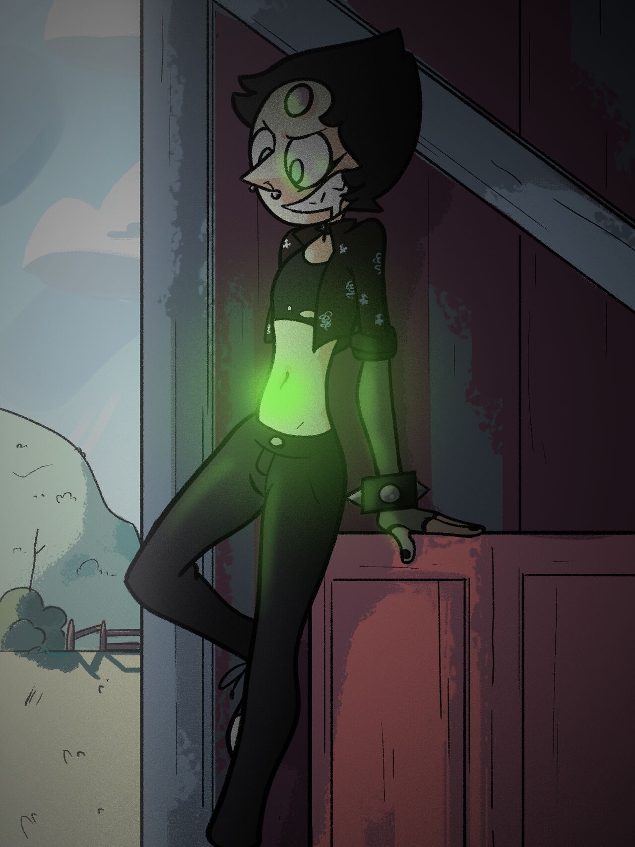 Goth Pearl X Peridot vore page 5 full