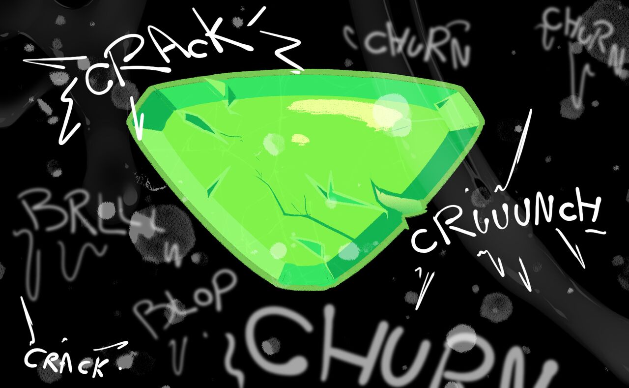 Goth Pearl X Peridot vore page 7 full