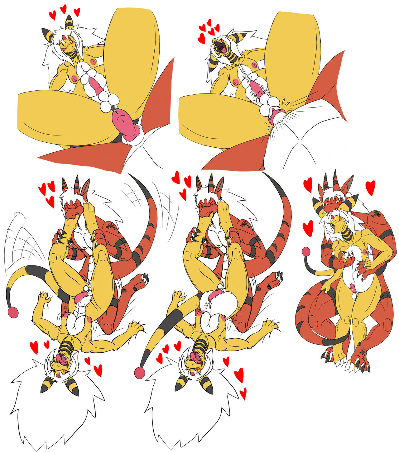 Joining The Bandits, Becoming a Herm Ampharos, A Delicious Renamon &amp; Petra and Felina page 5 full