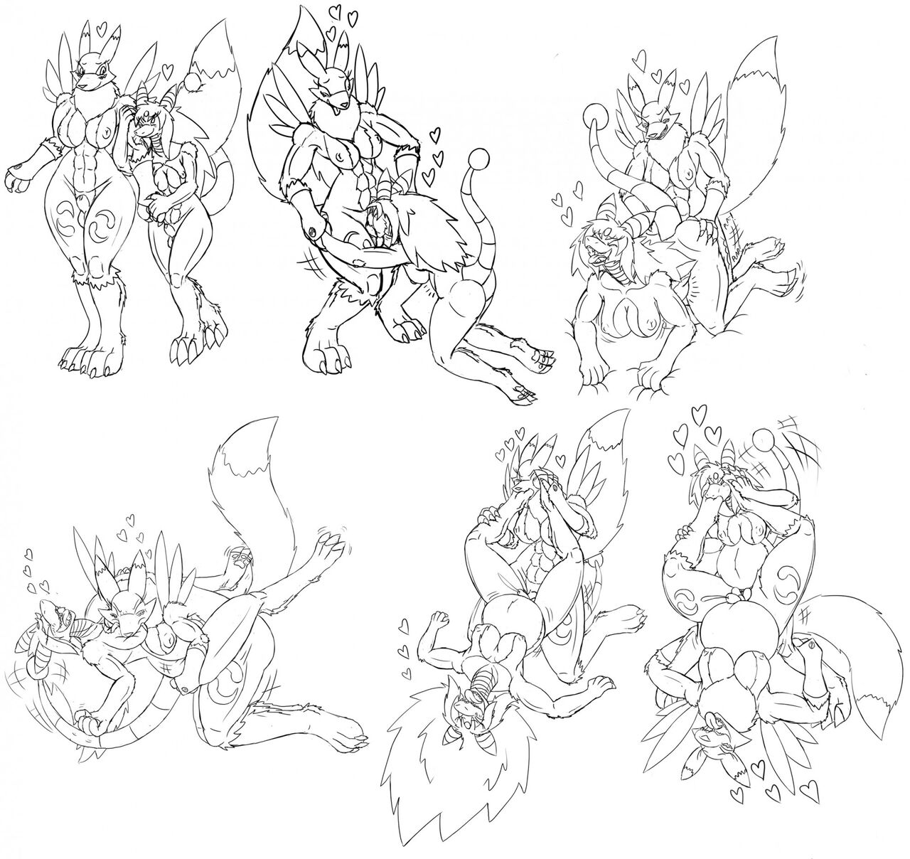 Joining The Bandits, Becoming a Herm Ampharos, A Delicious Renamon &amp; Petra and Felina page 6 full