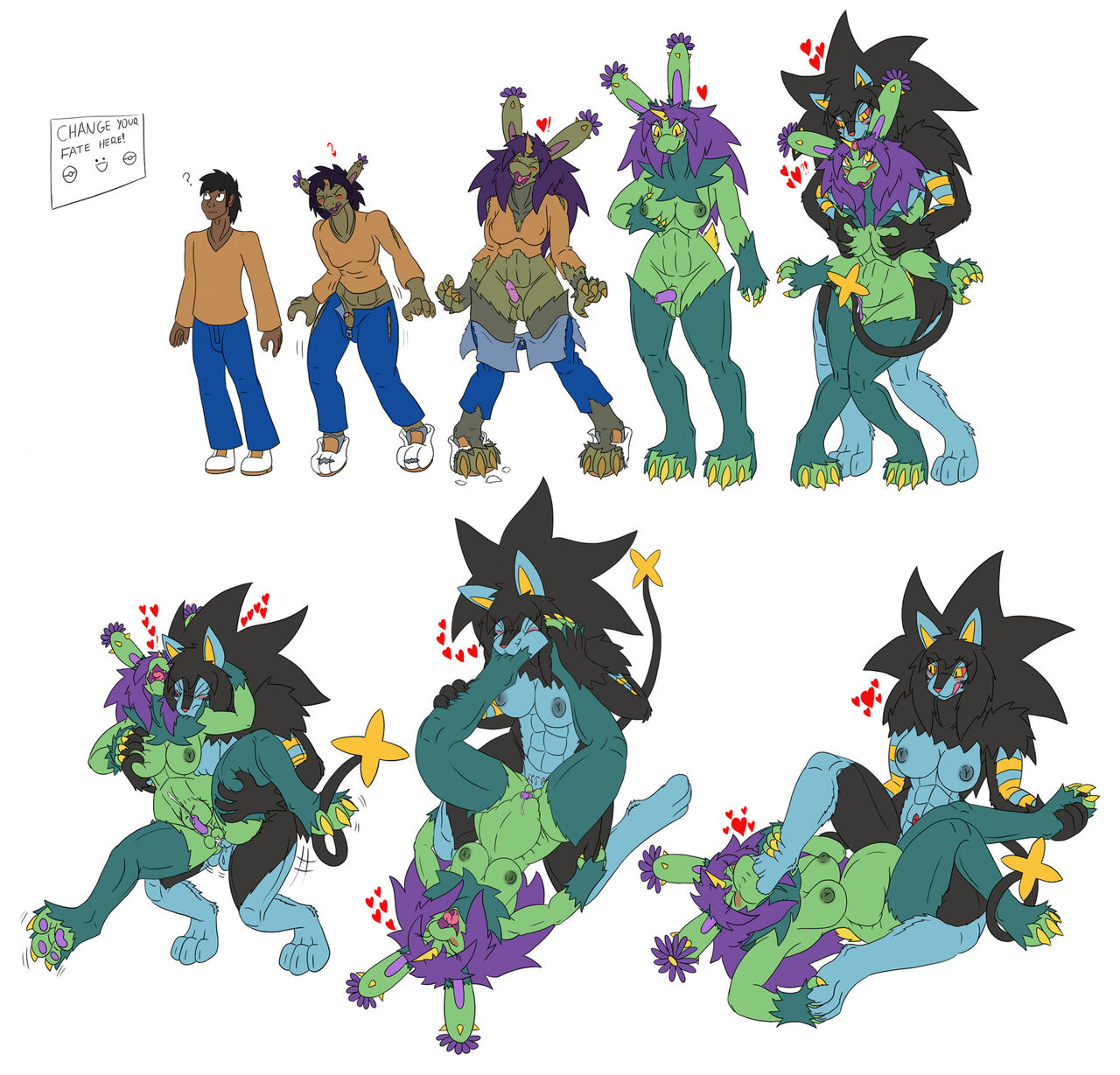 Joining The Bandits, Becoming a Herm Ampharos, A Delicious Renamon &amp; Petra and Felina page 9 full