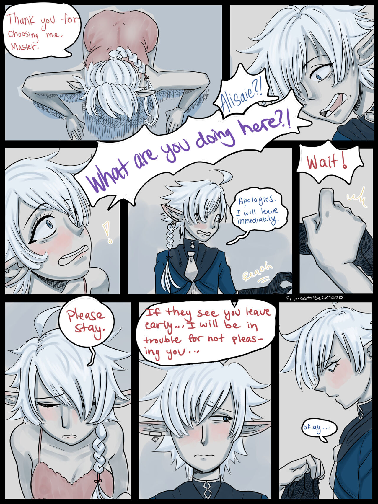 Alisaie x Alphinaud page 2 full