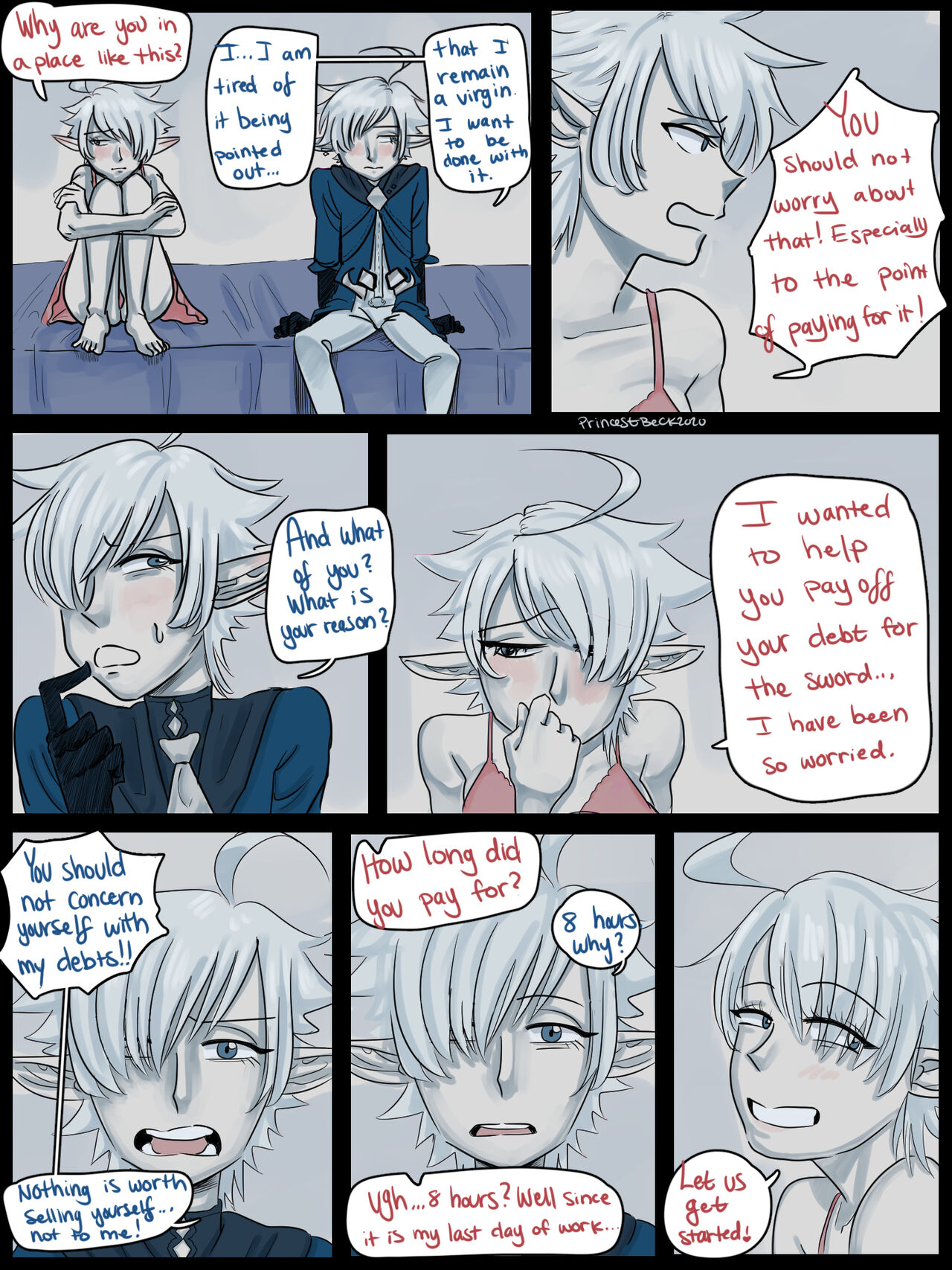 Alisaie x Alphinaud page 3 full
