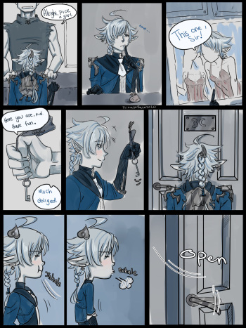 Alisaie x Alphinaud cover