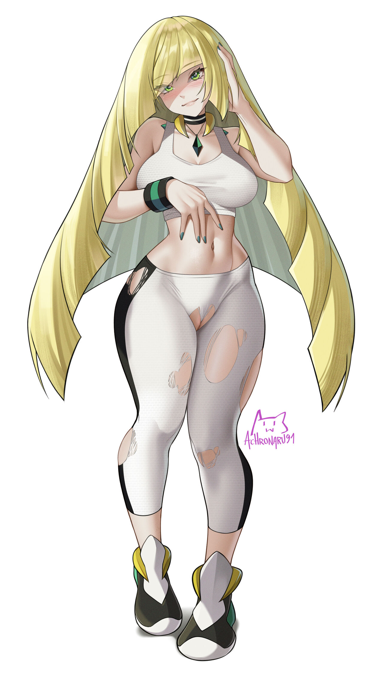 Lusamine Strip Game page 5 full