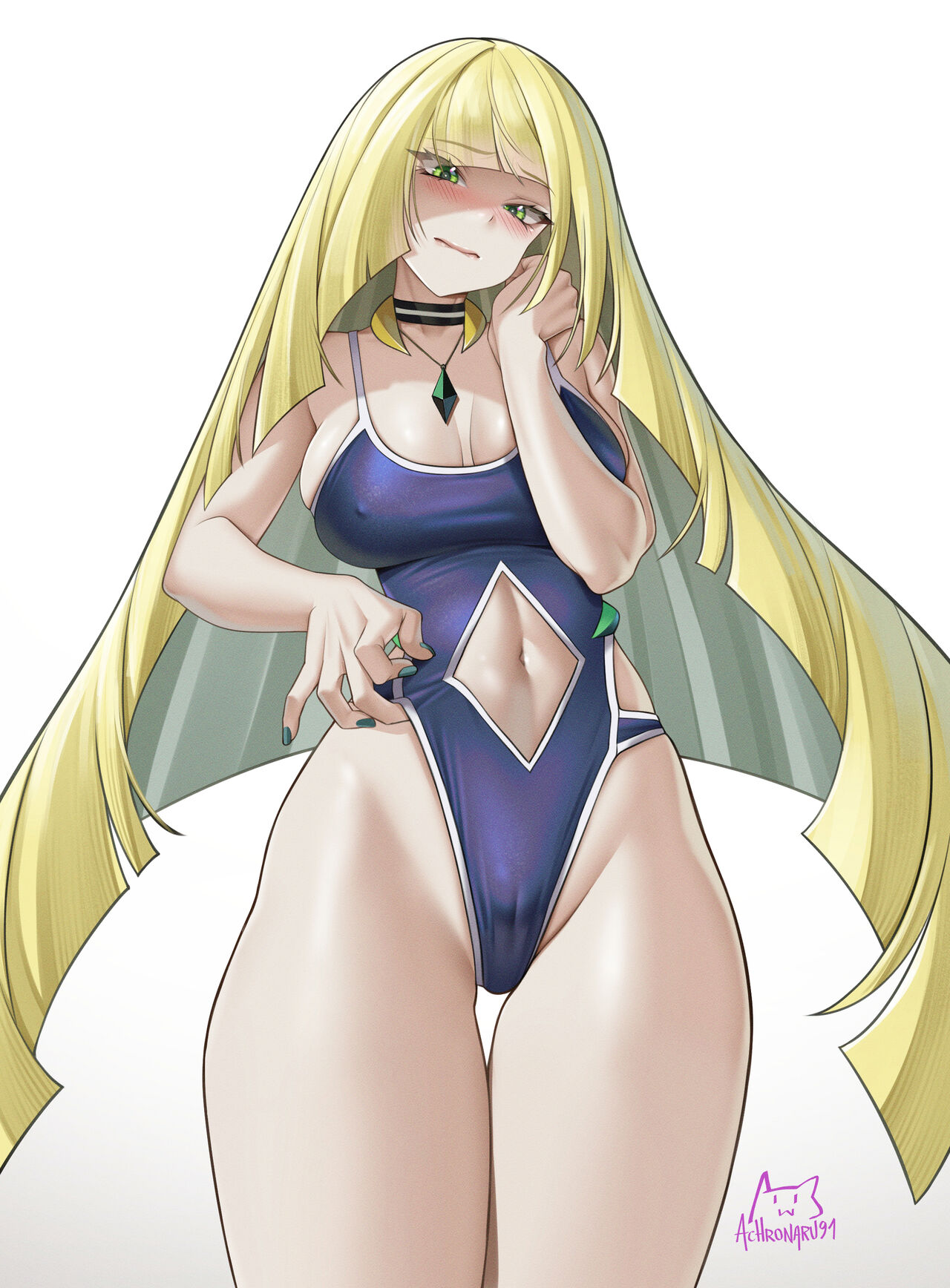 Lusamine Strip Game page 7 full