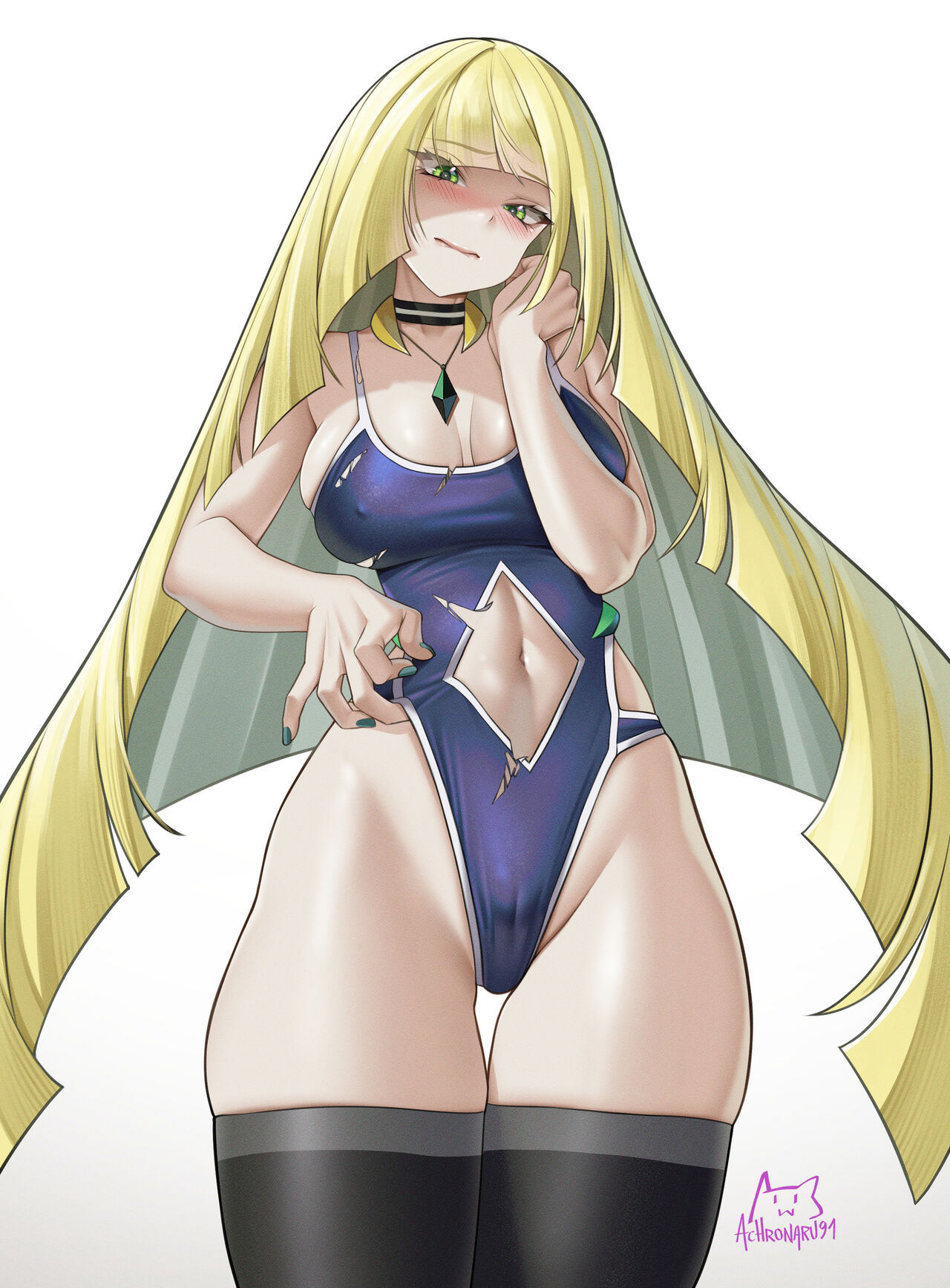 Lusamine Strip Game page 8 full