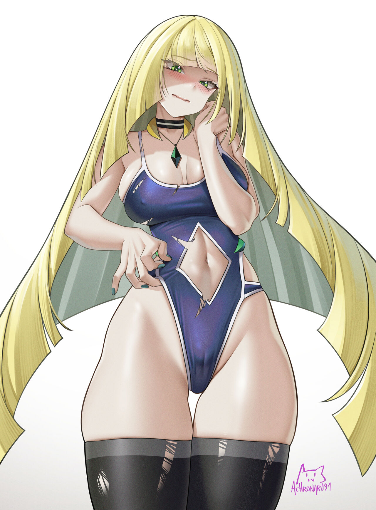 Lusamine Strip Game page 9 full