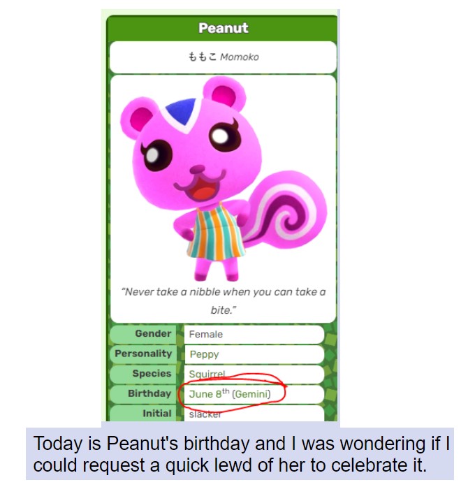 Peanut's Birthday page 4 full