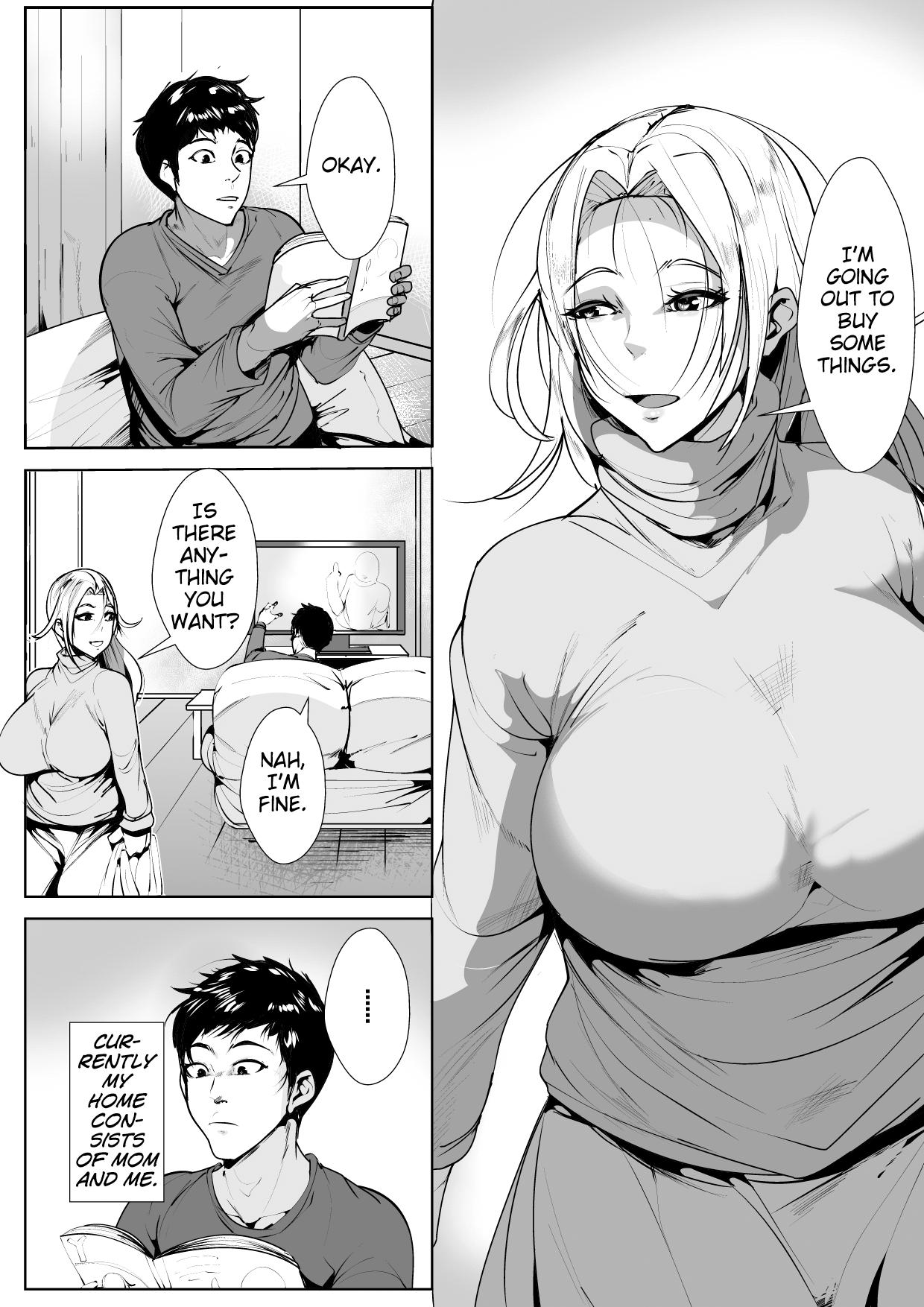 Nikushin ni Horeteiru Musuko wa Yokkyuu Fuman no Haha no Yume o Miru ka page 2 full