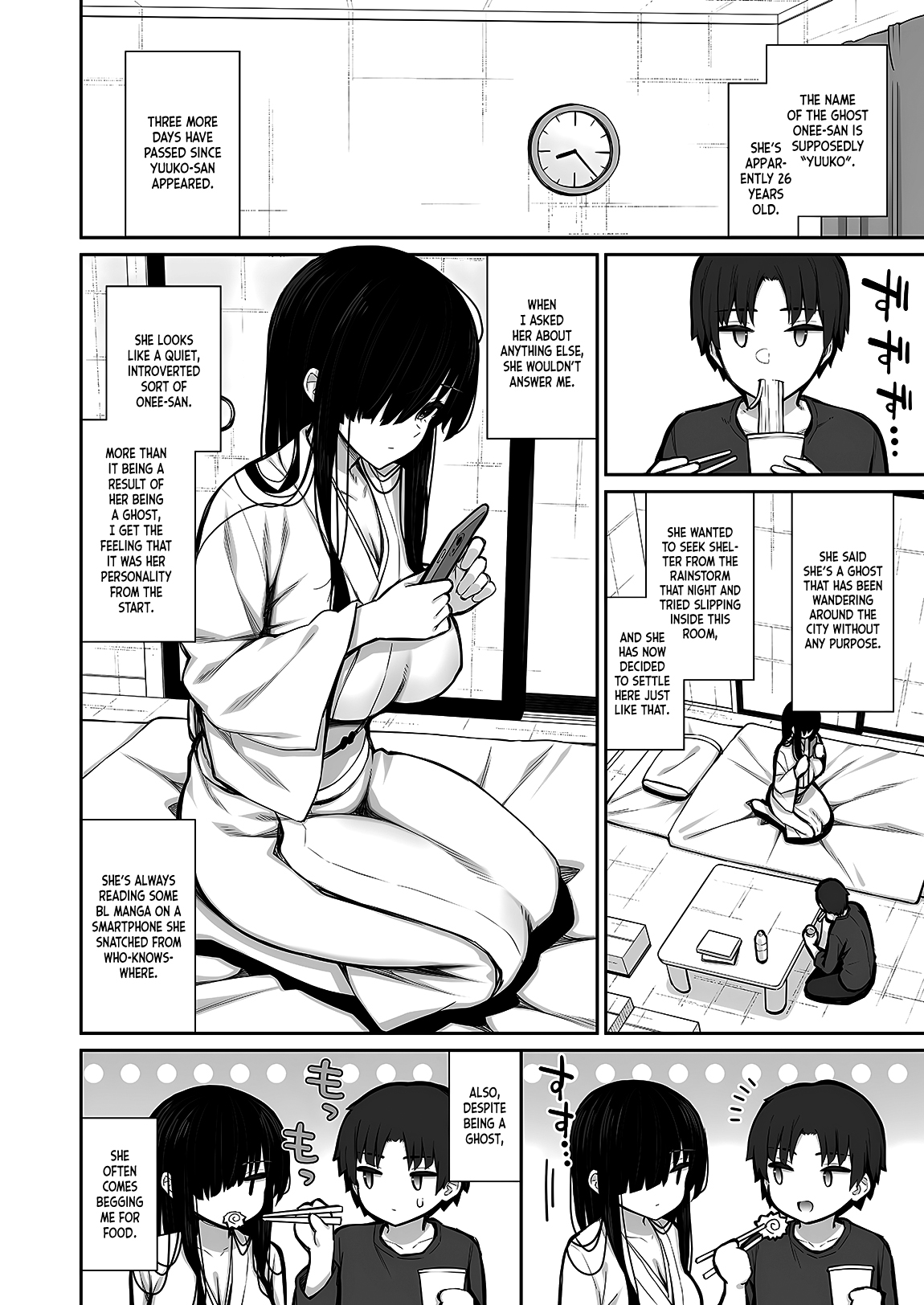 Katte ni Sumitsuiteru InCha Yuurei no Karada o Suki Katte suru Hanashi | The Story Where I Do What I Please with the Body of the Introverted Ghost Who Simply Decided to Settle Here page 4 full