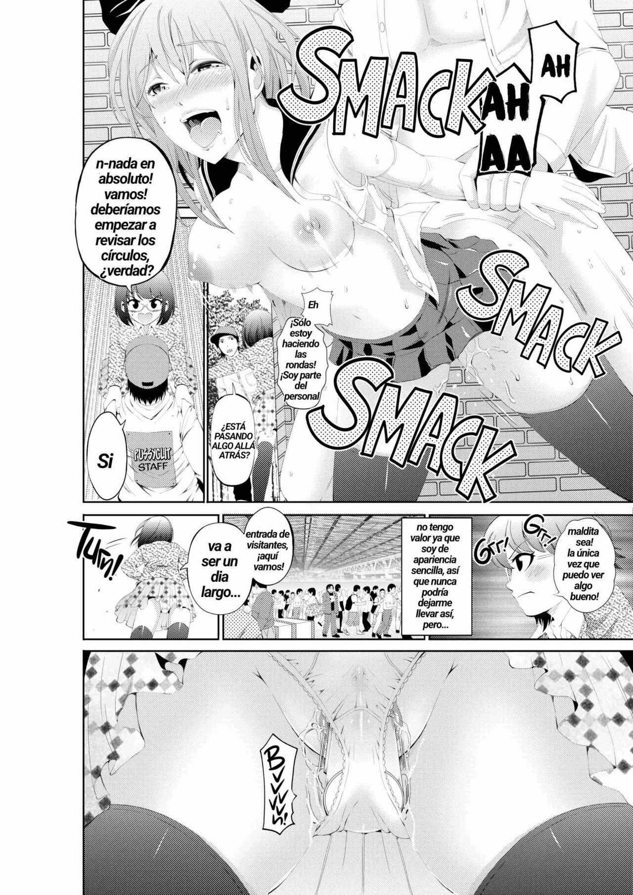 ManCli Manko to Cli o Ijirareru no ga Daisuki na Fujoshi nano de Doujin Event no Nikubenki ni Natte mita page 3 full