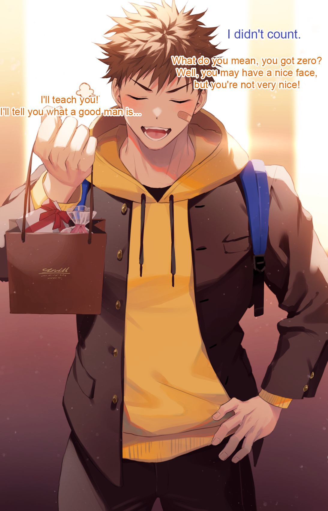 47 To a classmate who proudly shows chocolate page 6 full