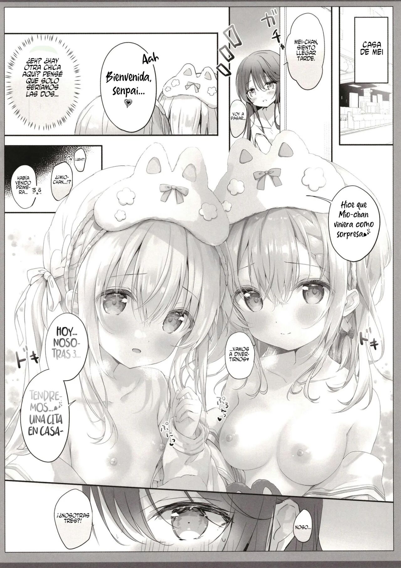 Kouhai-chan to Echi Echi Ouchi Deeto | UNA CITA TRAVIESA EN LA CASA DE KOUHAI-CHAN page 3 full