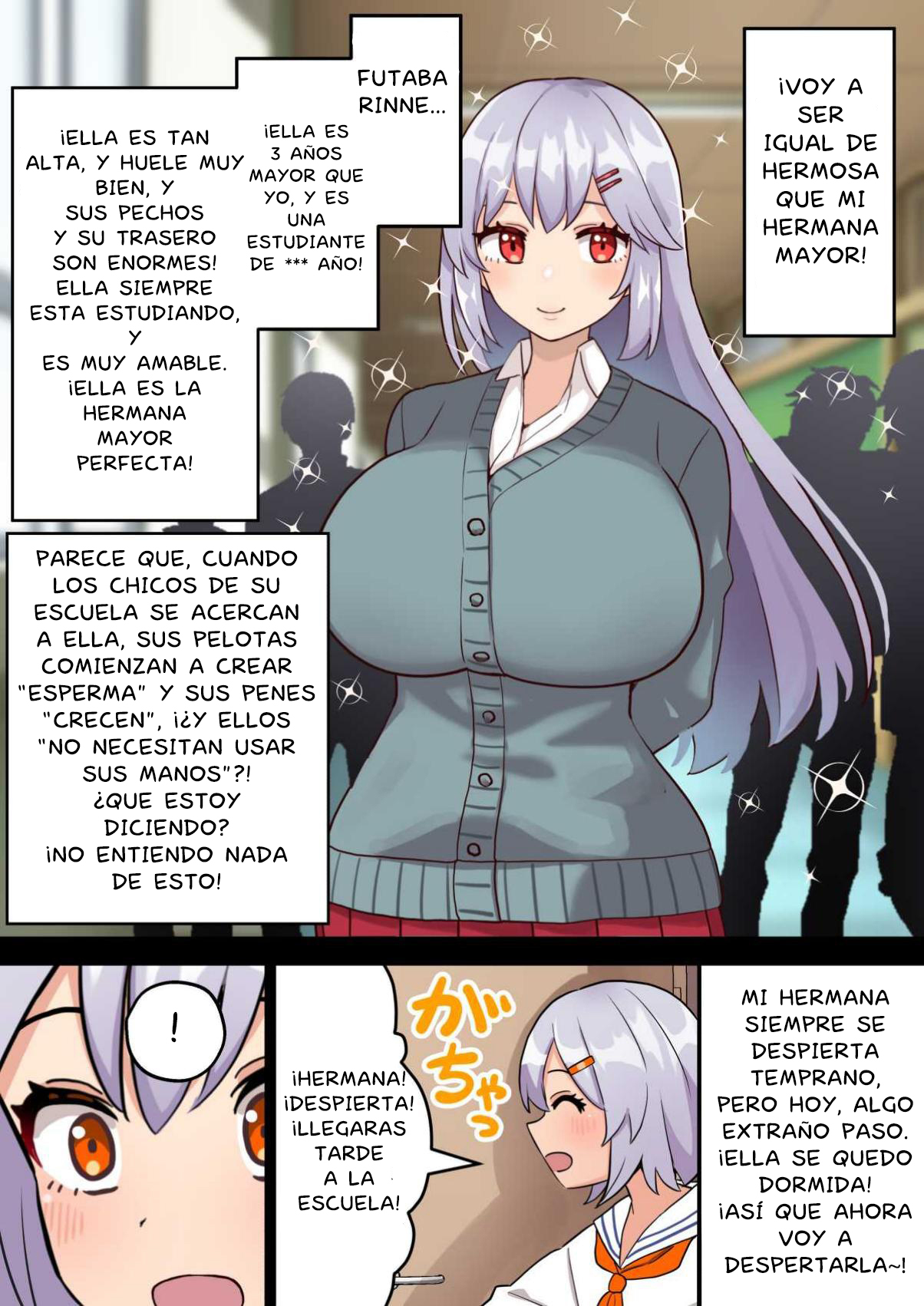 Imouto o Chinpo Case ni Suru Koutense Futanari Onee-chan no Hanashi | Mi sueño es ser la funda de la gran verga de mi hermana futanari page 4 full