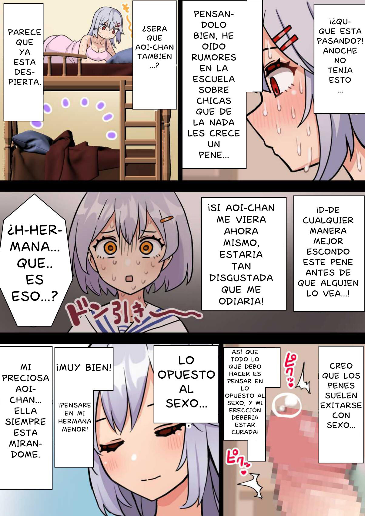 Imouto o Chinpo Case ni Suru Koutense Futanari Onee-chan no Hanashi | Mi sueño es ser la funda de la gran verga de mi hermana futanari page 7 full