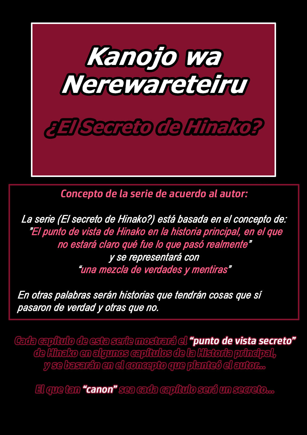Kanojo wa Nerewareteiru - El secreto de Hinako? - 2 page 1 full