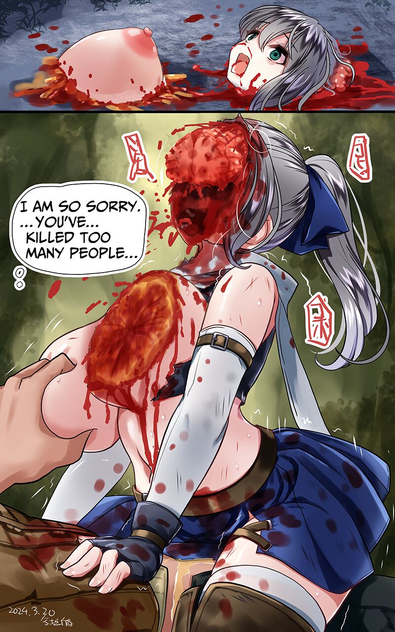 Taking Down A Female Bandit page 8 full