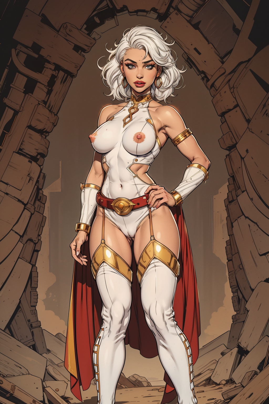Super Heroines DC Marvel Comic AI Generated 1024x1536 HD 500 Image Set page 2 full