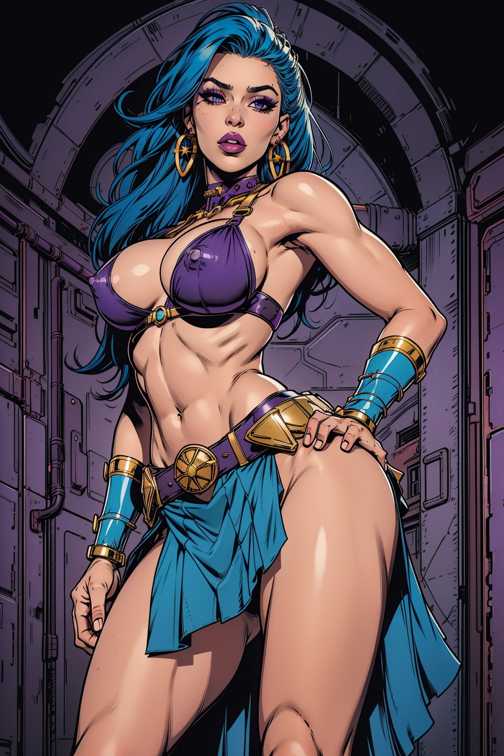 Super Heroines DC Marvel Comic AI Generated 1024x1536 HD 500 Image Set page 6 full