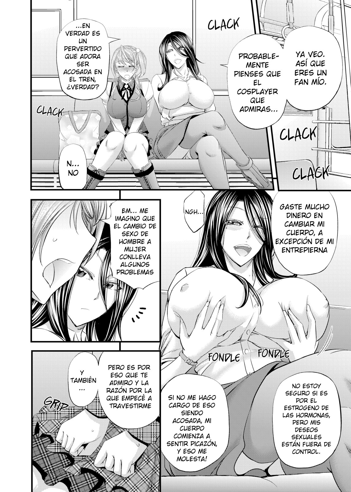 Akogare Shemale Layer to HameCos Rinkan | Orgia junto a la idol cosplayer transexual   Decensoredi page 9 full