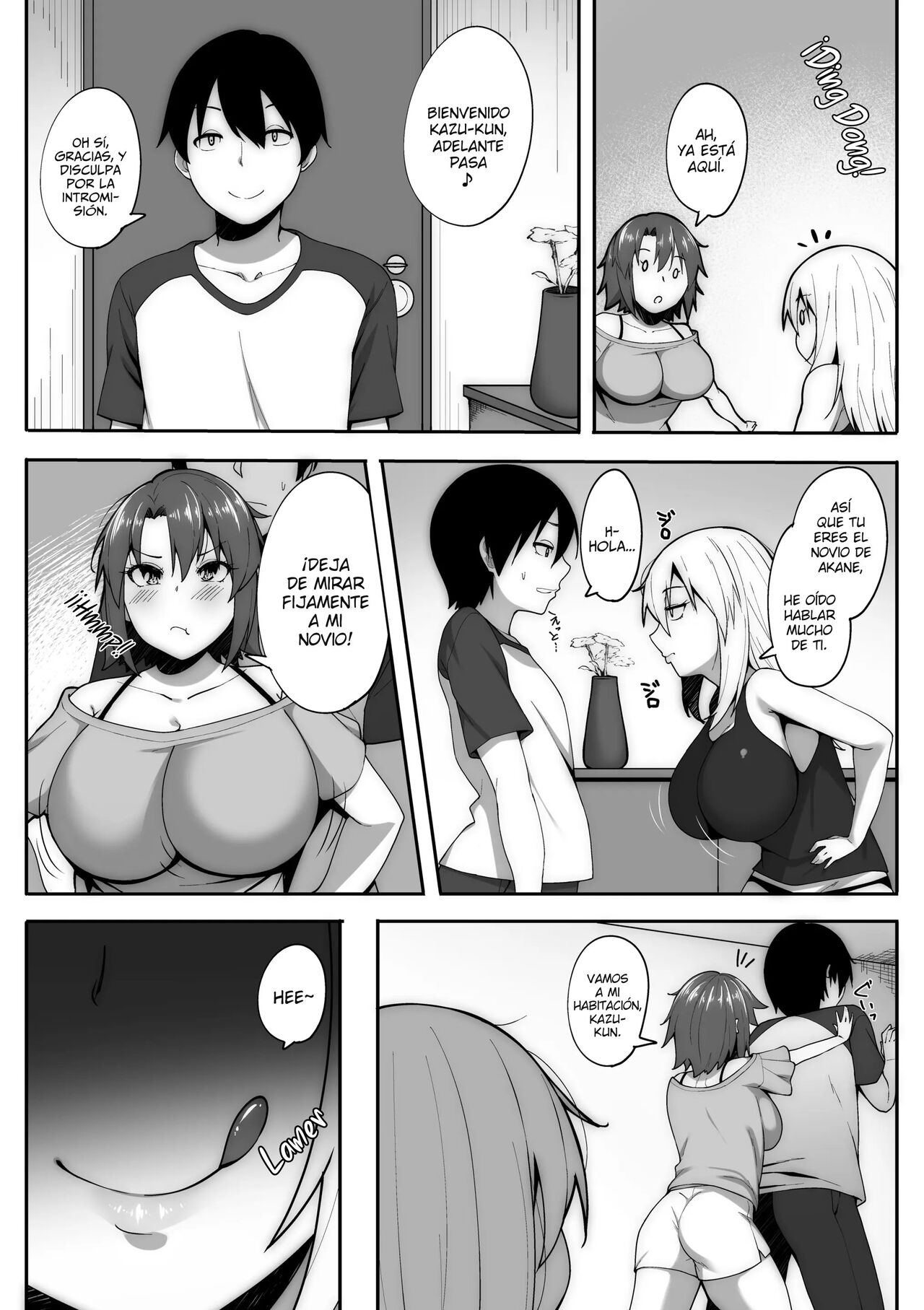 Ore wa Furoba de Kanojo no Ane ni Netorareru | ¡La Hermana De Mi Novia Me Sedució En El Baño Y Terminé Follandomela! page 3 full