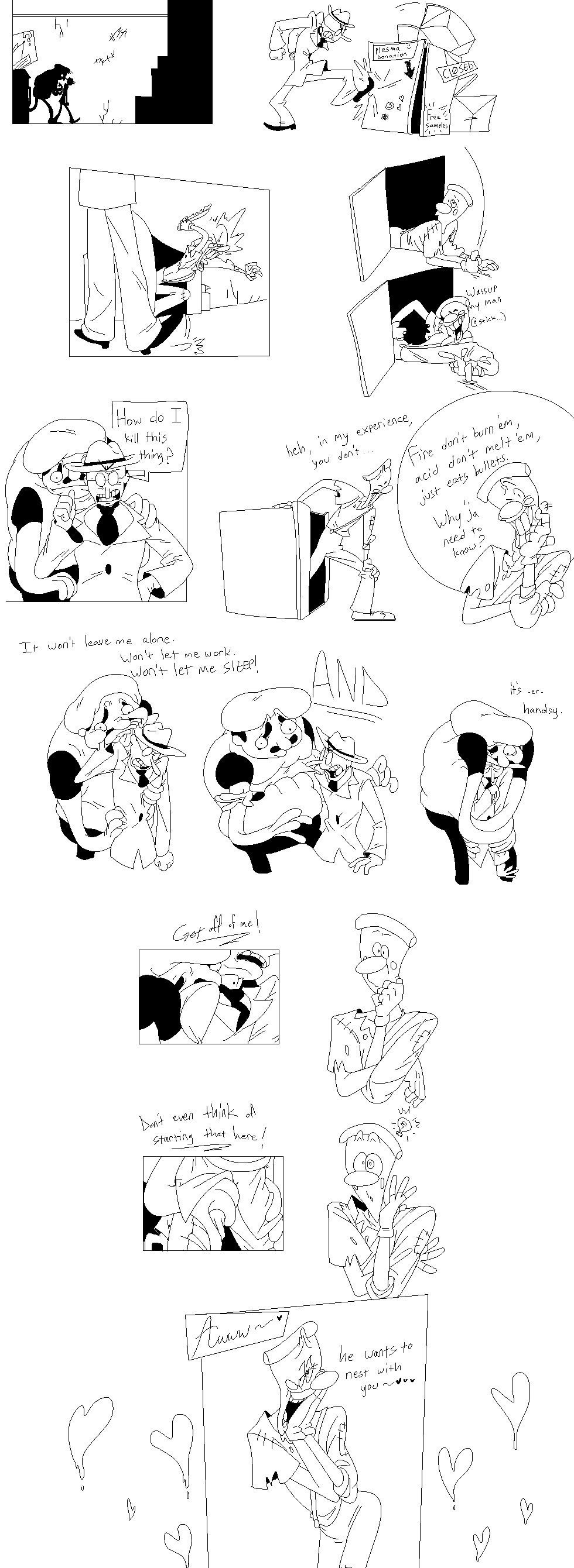 Mr. Stick and Fake Peppino Comic page 4 full